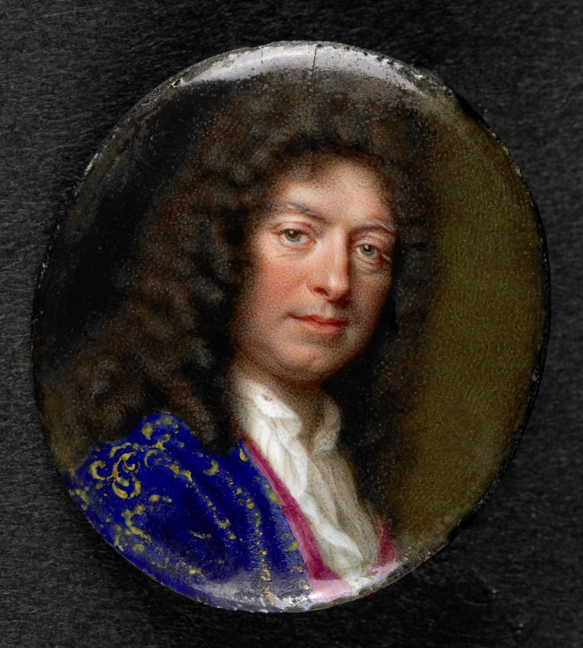 Portret van een man door Jean Petitot (le vieux) (attributed to)