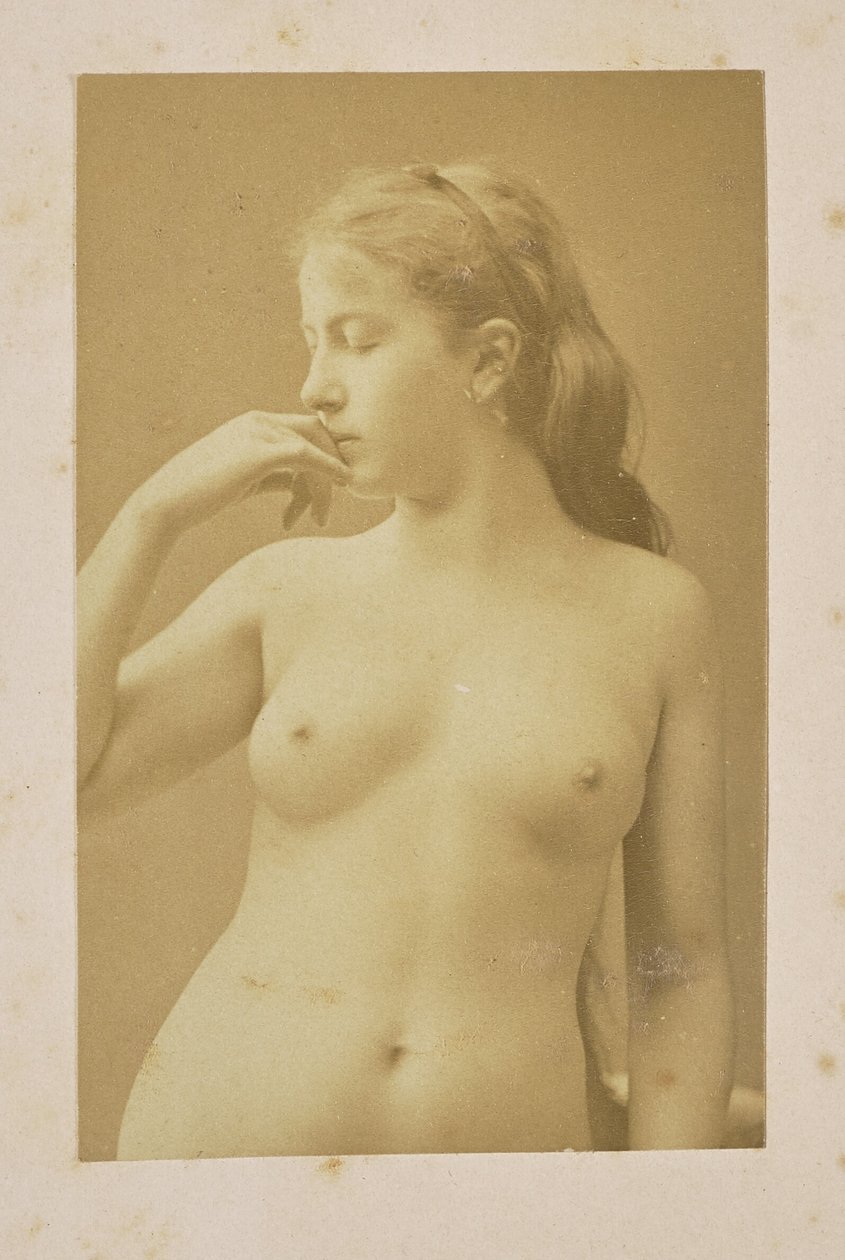 [Portret van een vrouw, naakt]. door Jean Pierre Bertrand Eugène Pégot Ogier