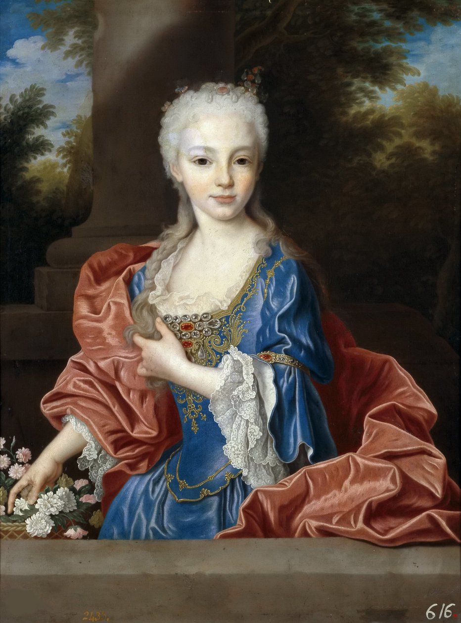 Mariana Victoria van Spanje door Jean Ranc