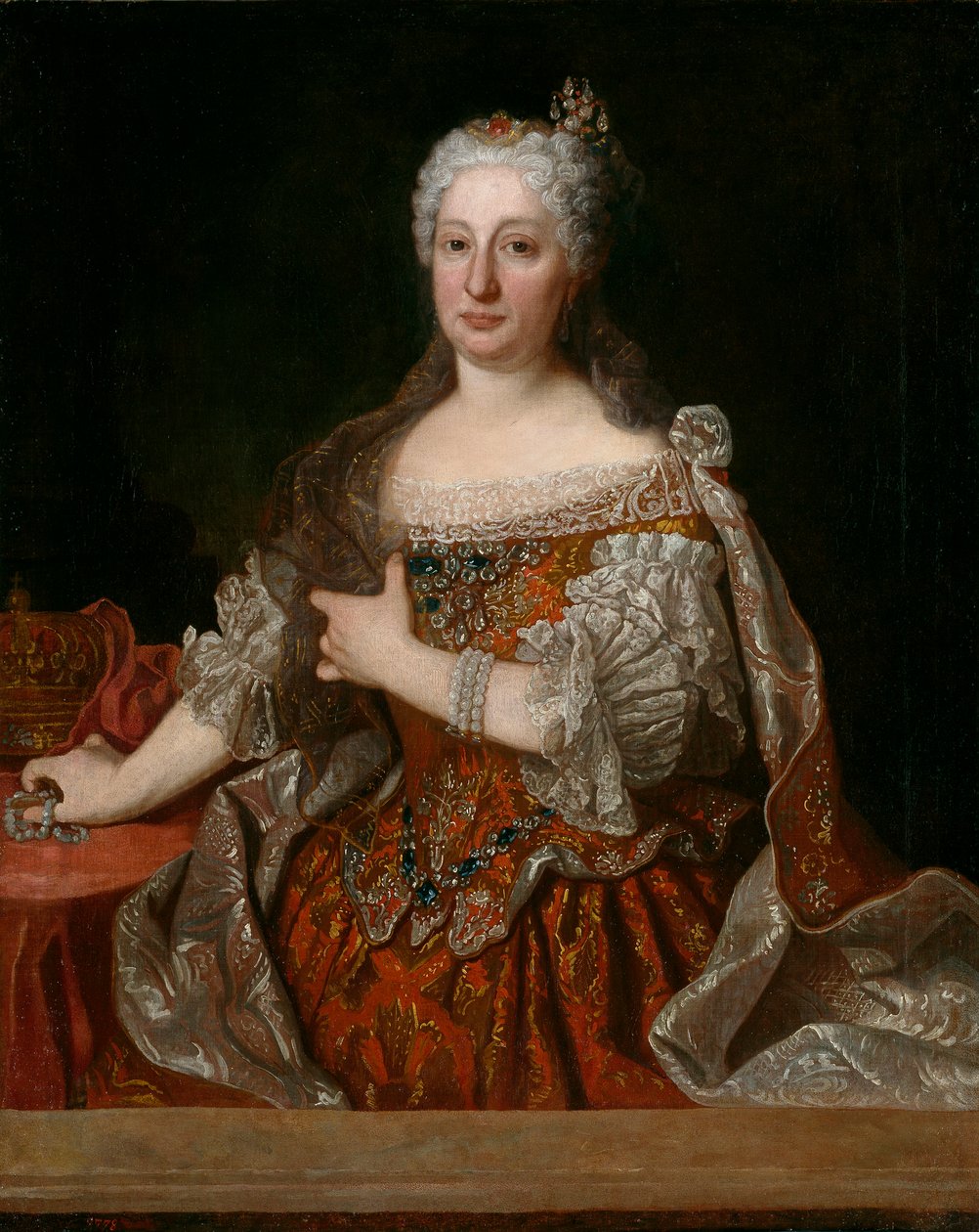 Portret van aartshertogin Maria Anna van Oostenrijk door Jean Ranc