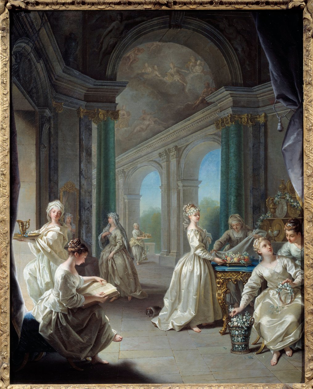 Moderne maagden door Jean Raoux
