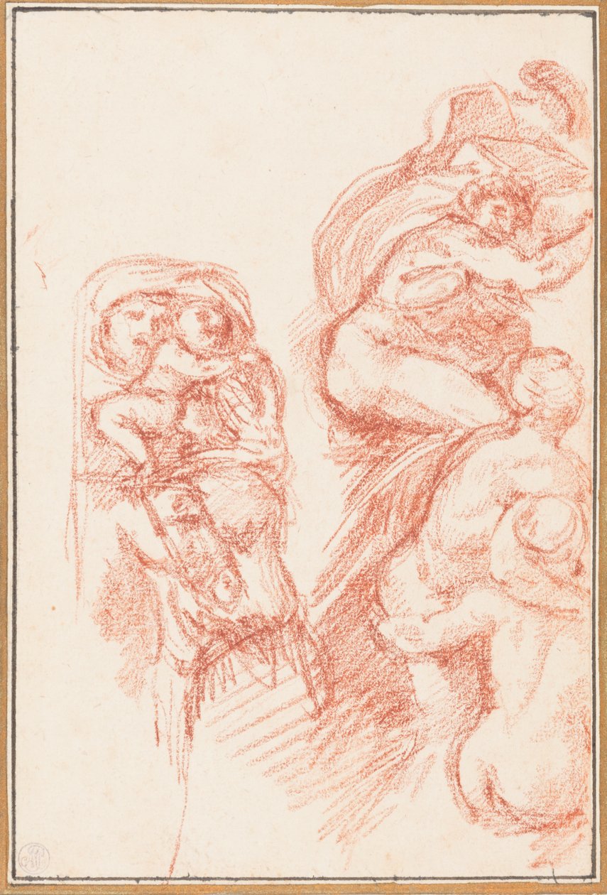 Figuren van het Plafond van de Sixtijnse Kapel door Jean Robert Ango