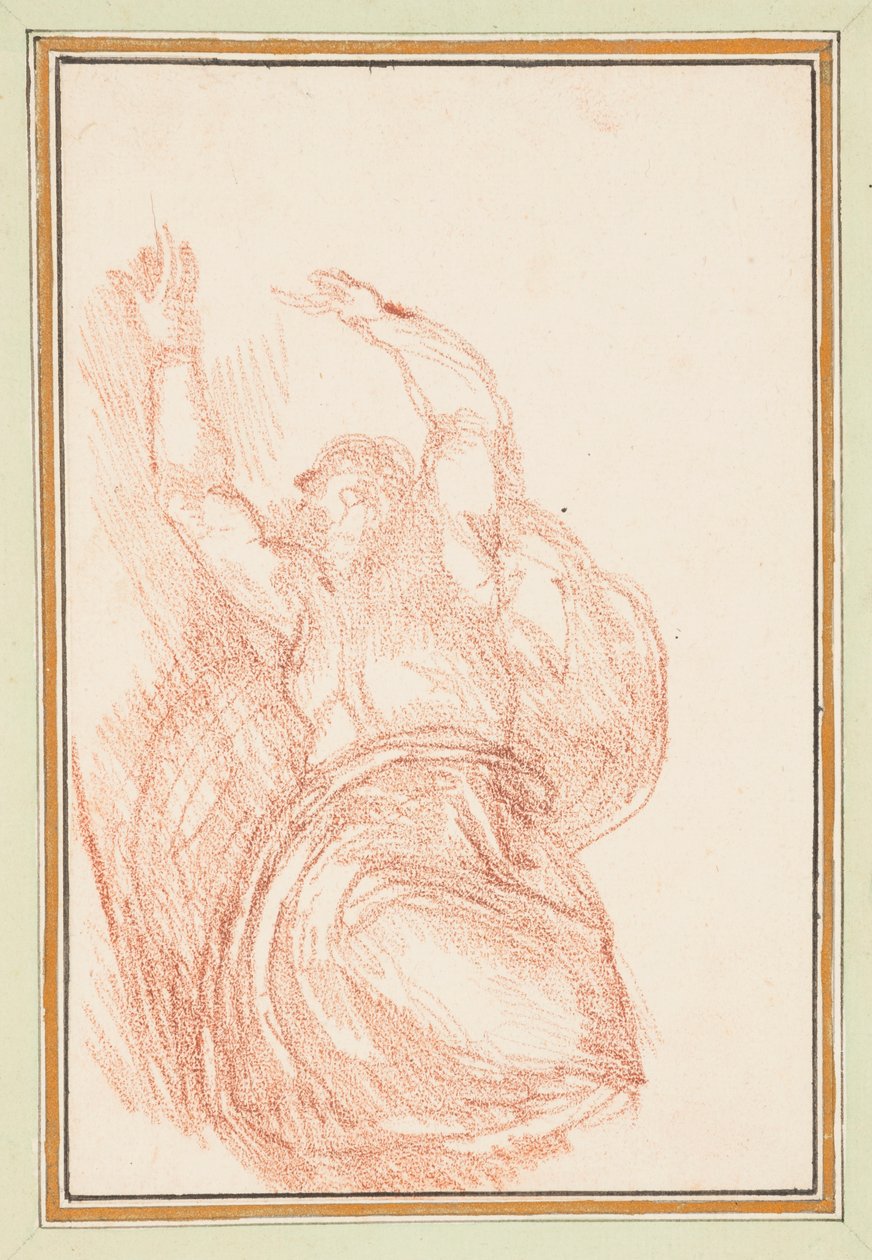 God die Licht van Duisternis Scheidt, uit het Plafond van de Sixtijnse Kapel door Michelangelo door Jean Robert Ango