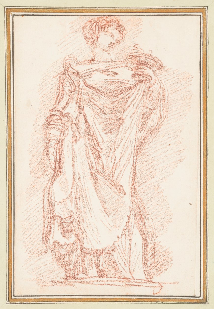 Staande Mannelijke Figuur in Chiton door Jean Robert Ango