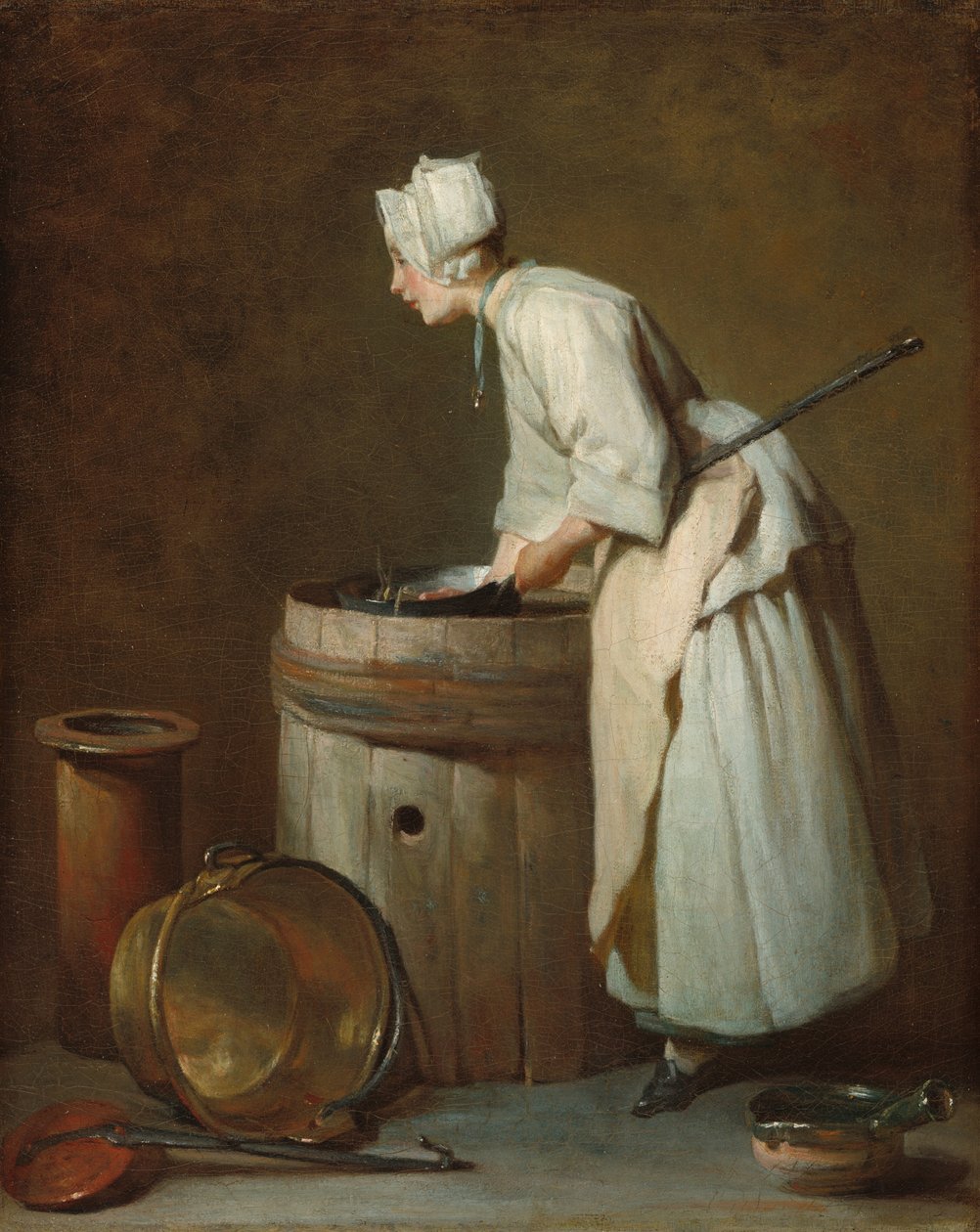De keukenmeid door Jean Baptiste Simeon Chardin