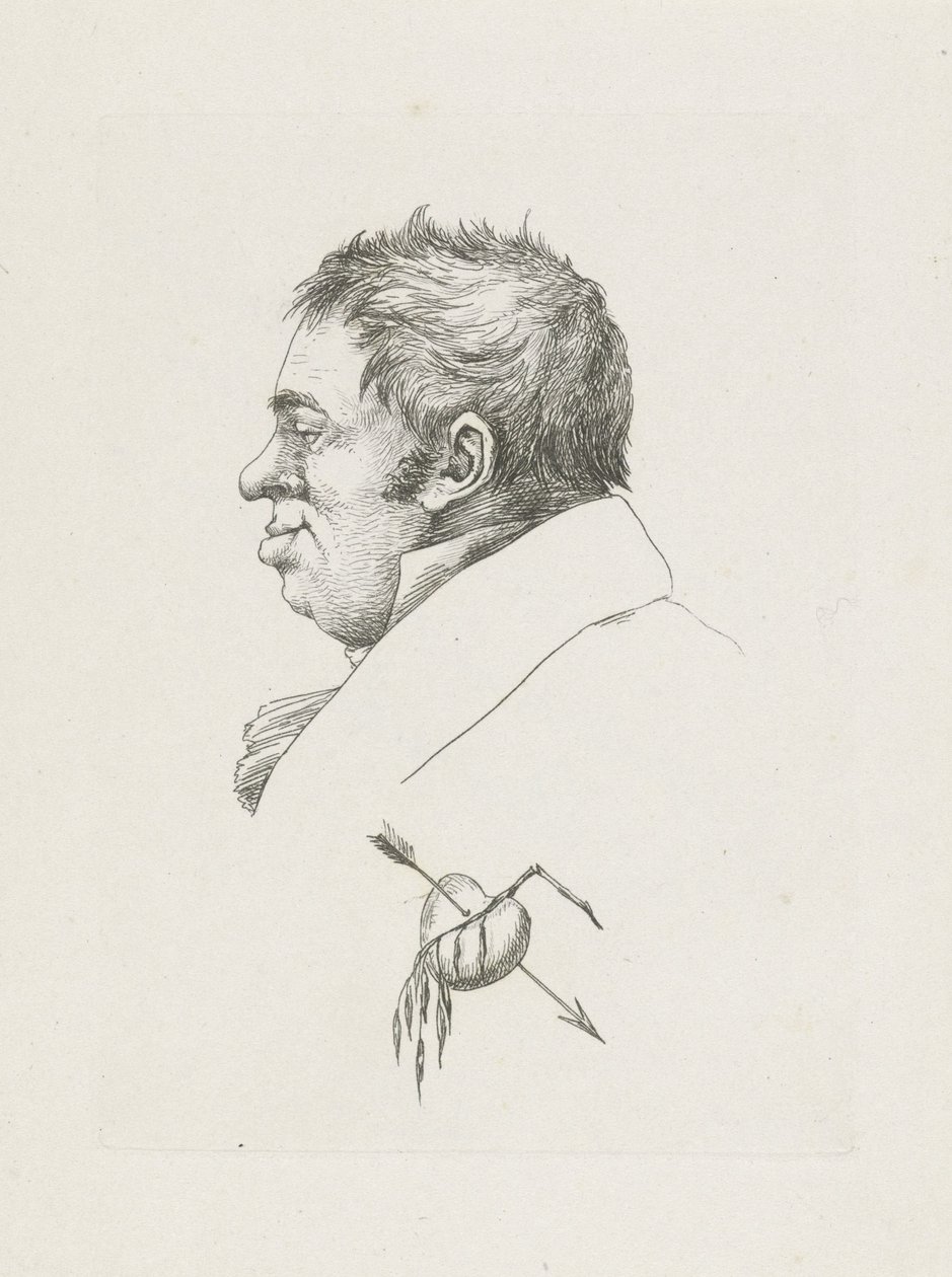 Portret van Jantje de Wit door Jean Zacherie Mazel