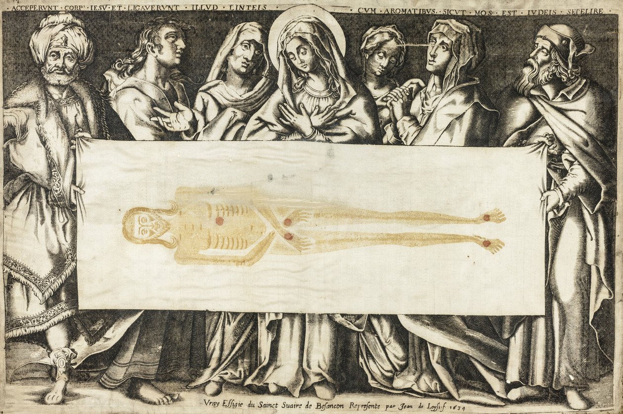 De Heilige Lijkwade van Besançon, 1634 door Jean de Loisy