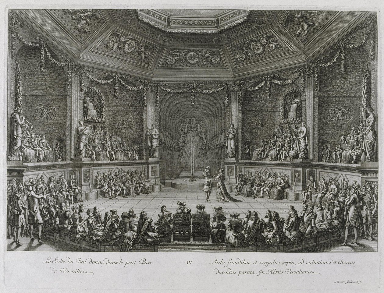 Le Grand Divertissement royal de Versailles, 18 juli 1668 door Jean le Pautre