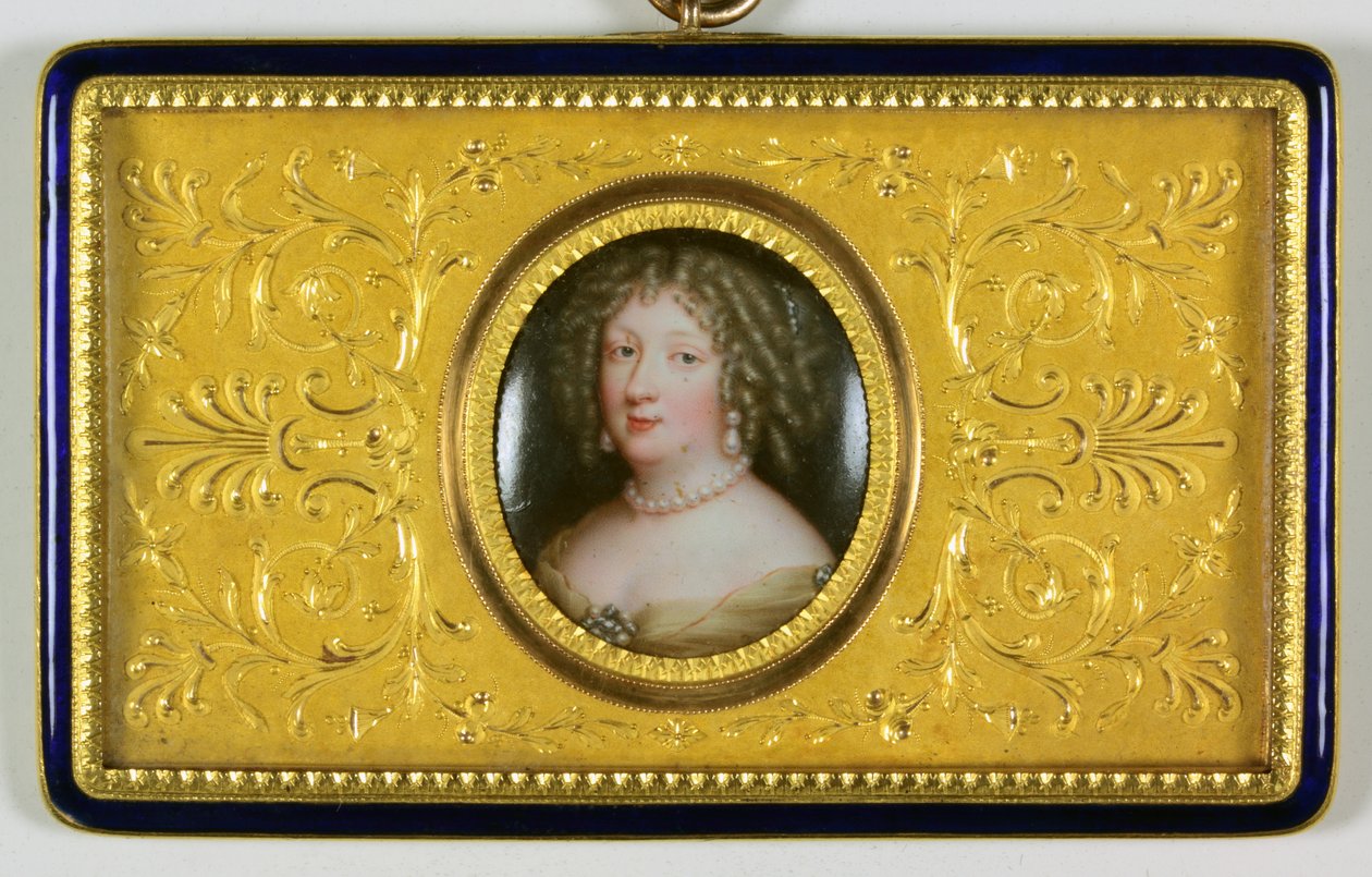 Een dame genaamd Madame De Montespan door Jean the Elder Petitot