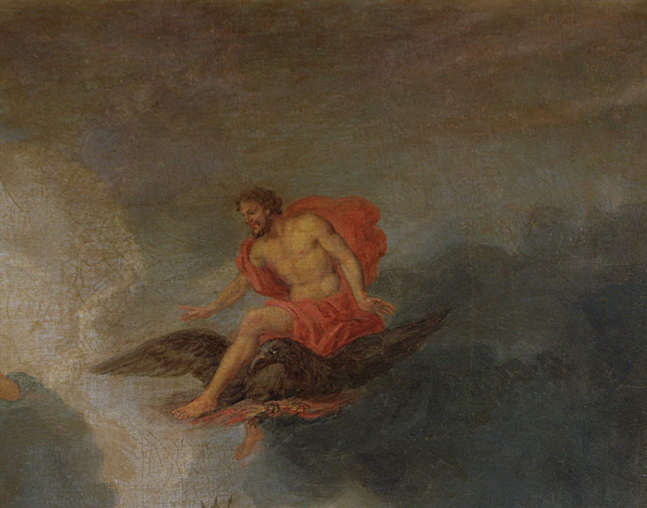 Zeus (detail uit De Bossen van Versailles) door Jean the Younger Cotelle