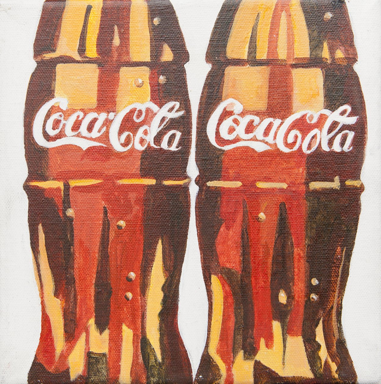 Coca Cola-flessen (acryl) door Jennifer Abbott