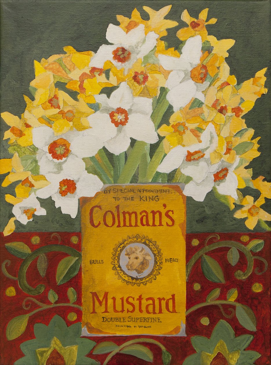 Witte en gele narcissen in Colman