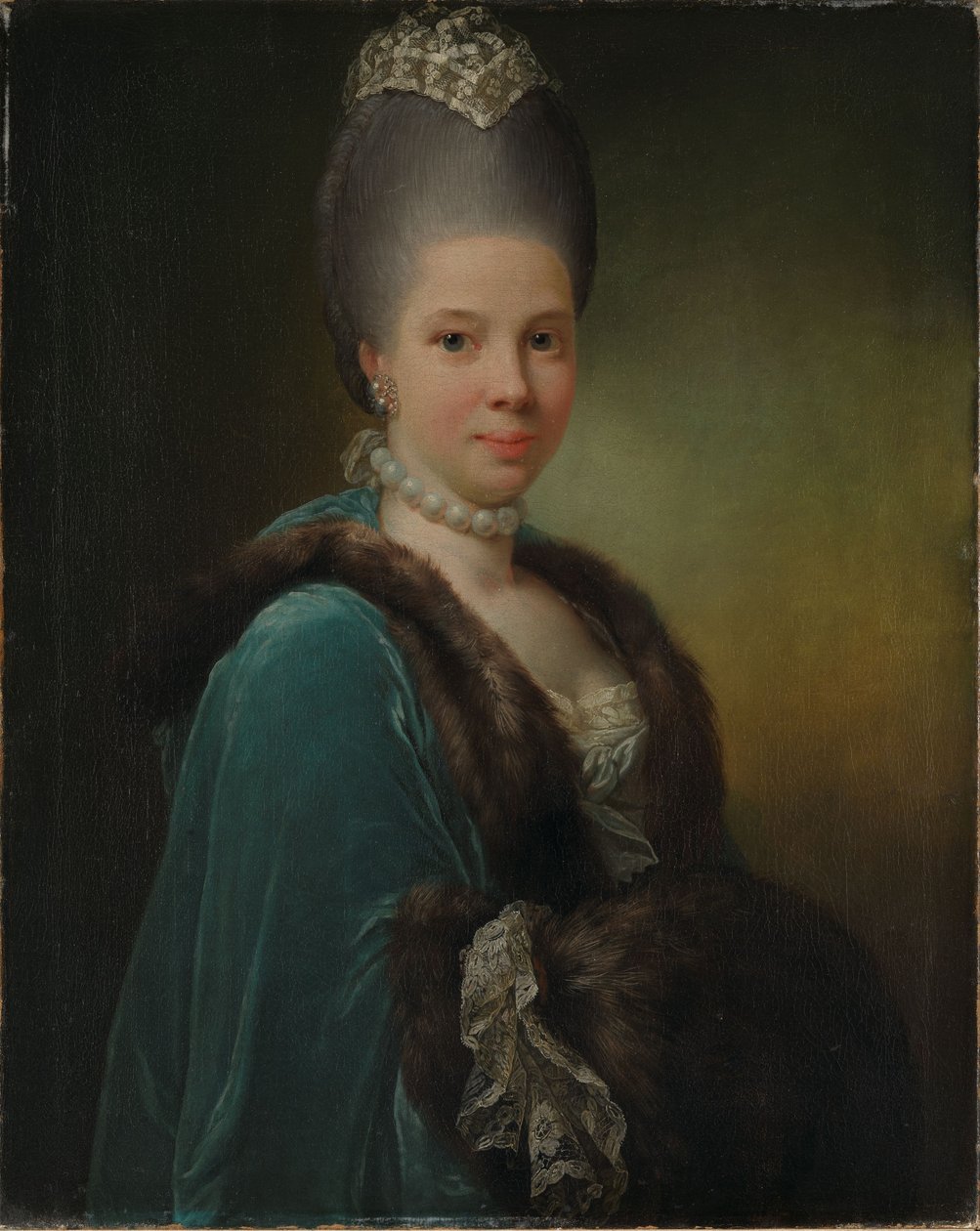 Christine Bodilla Birgitte von Munthe af Morgenstierne door Jens Juel
