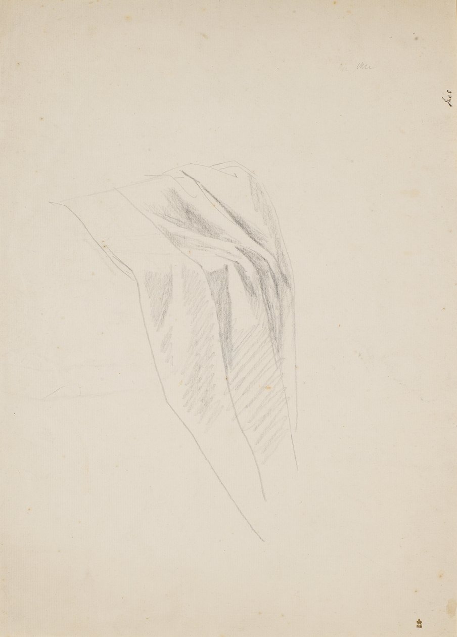 Draperiestudie door Jens Juel