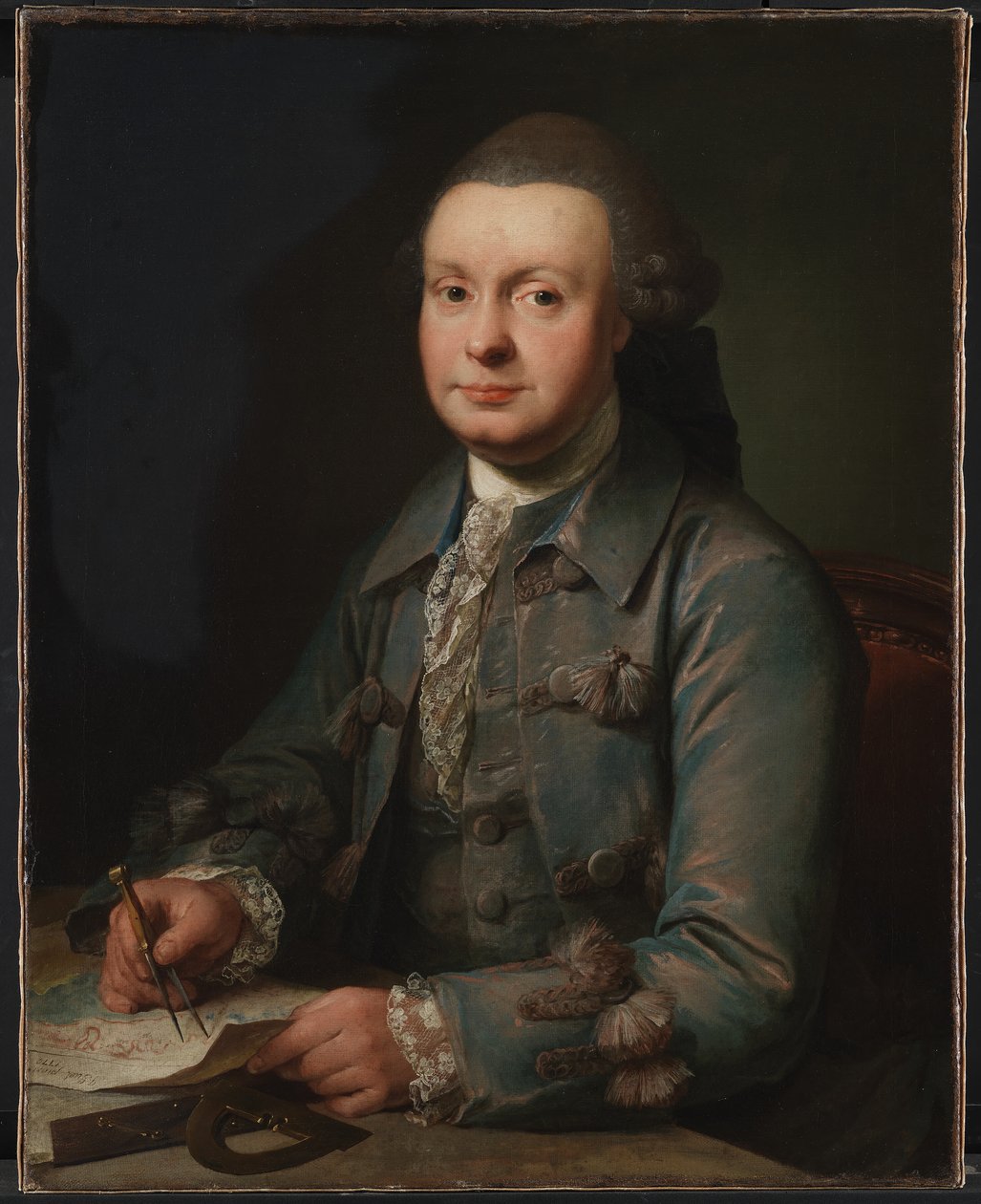Peder Rahr, koopman in Ribe door Jens Juel