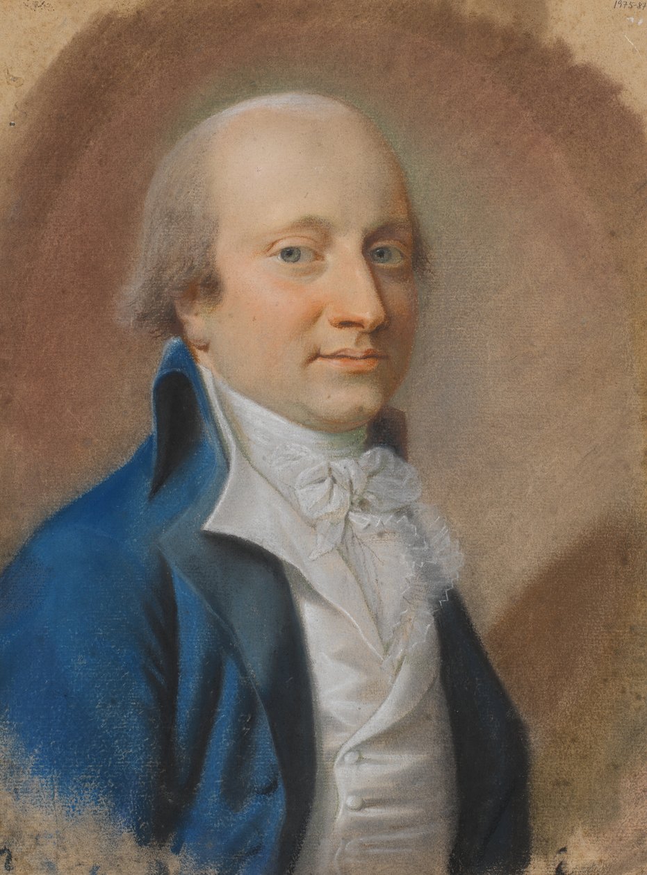 Portret van een heer, vermoedelijk een Blücher door Jens Juel