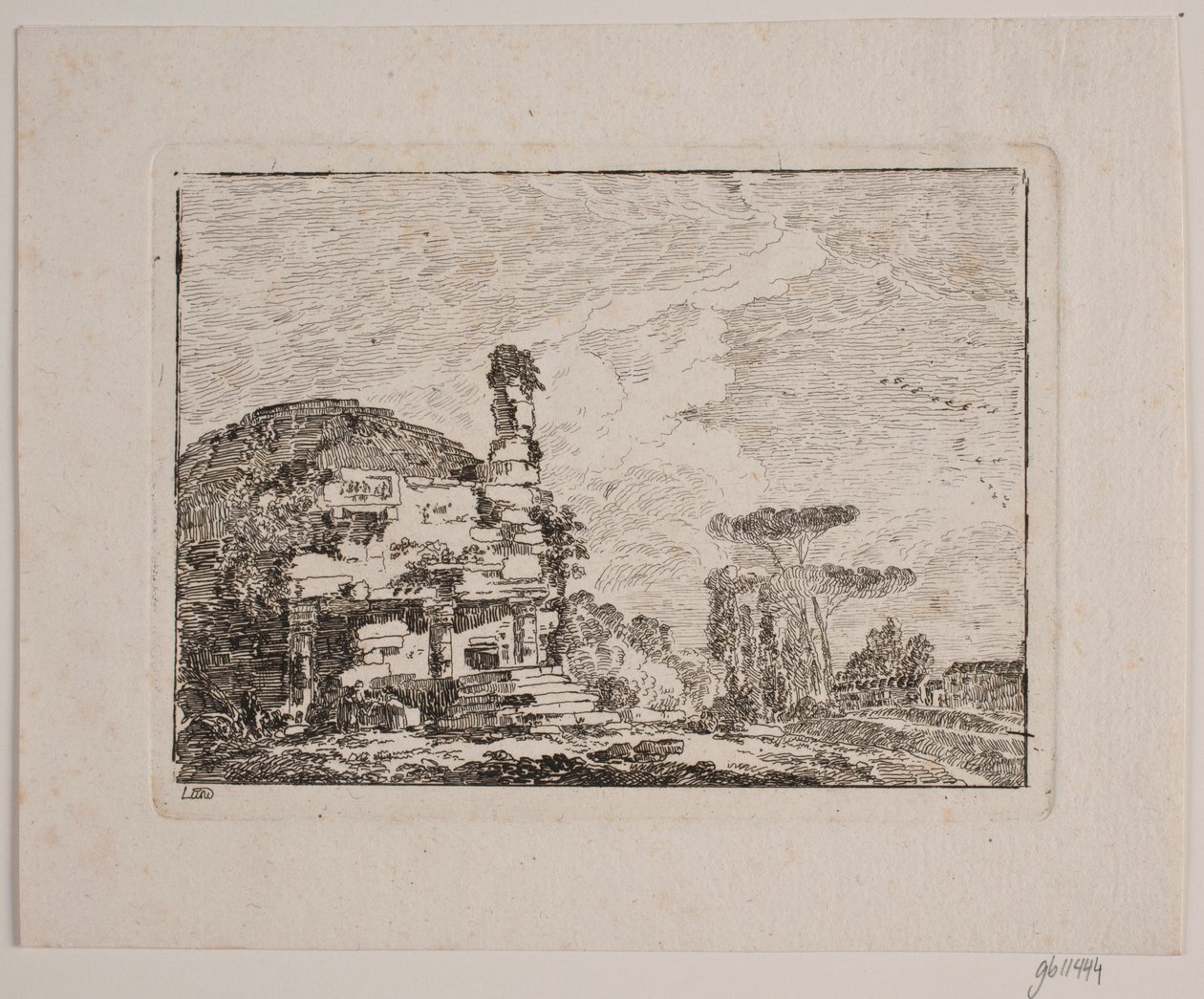 Antieke ruïnes door Jens Petersen Lund