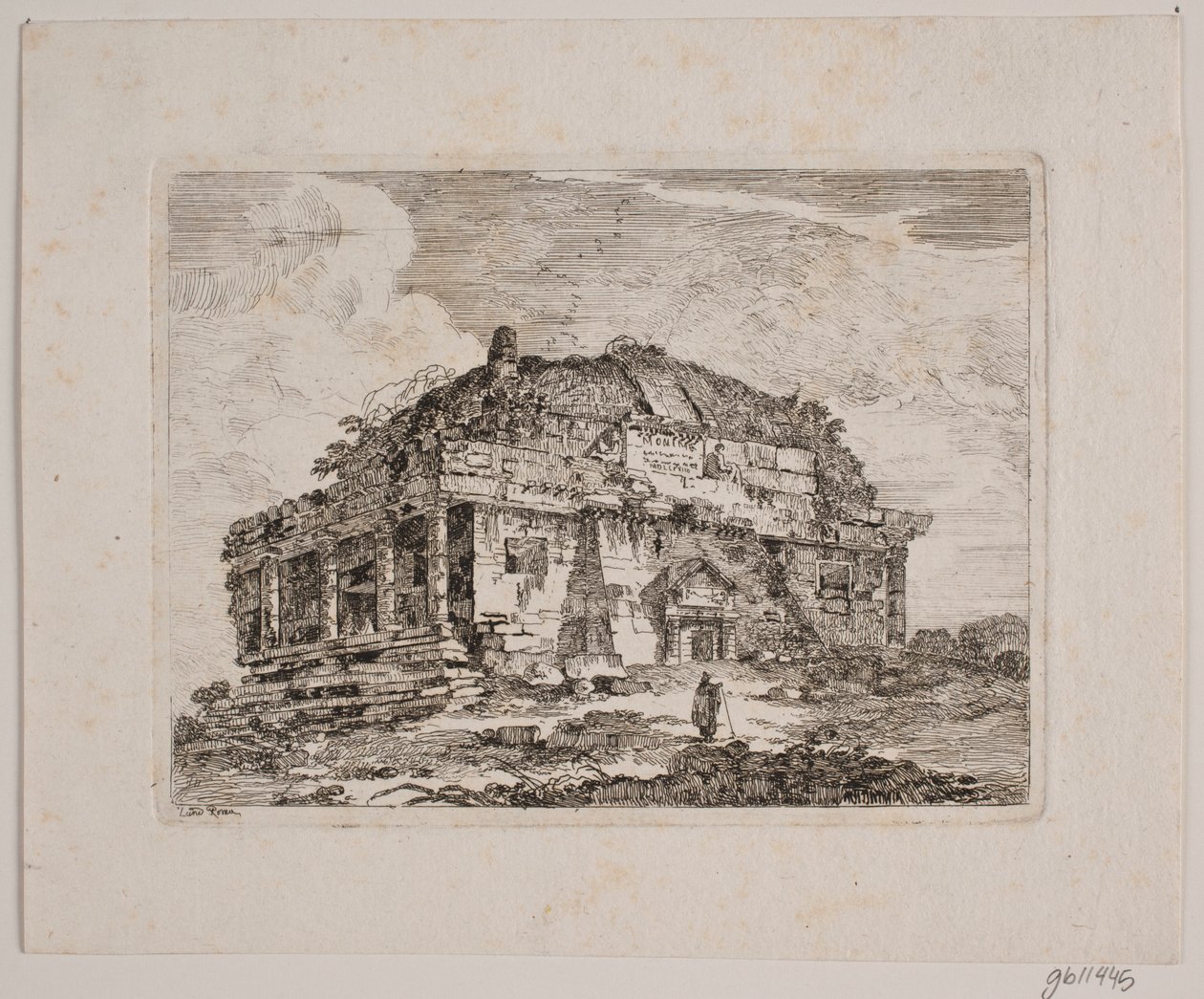 Een antieke tempel door Jens Petersen Lund