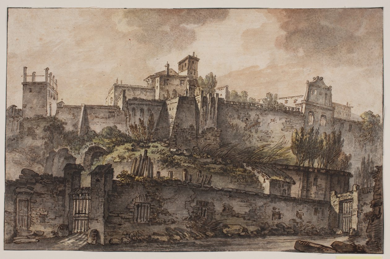 Partij van de voet van Palatin, Rome door Jens Petersen Lund