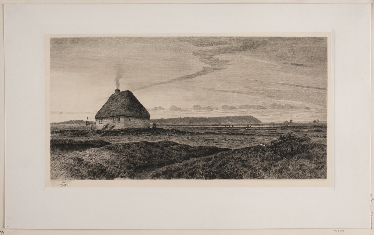 Hut op de heide door Jensen