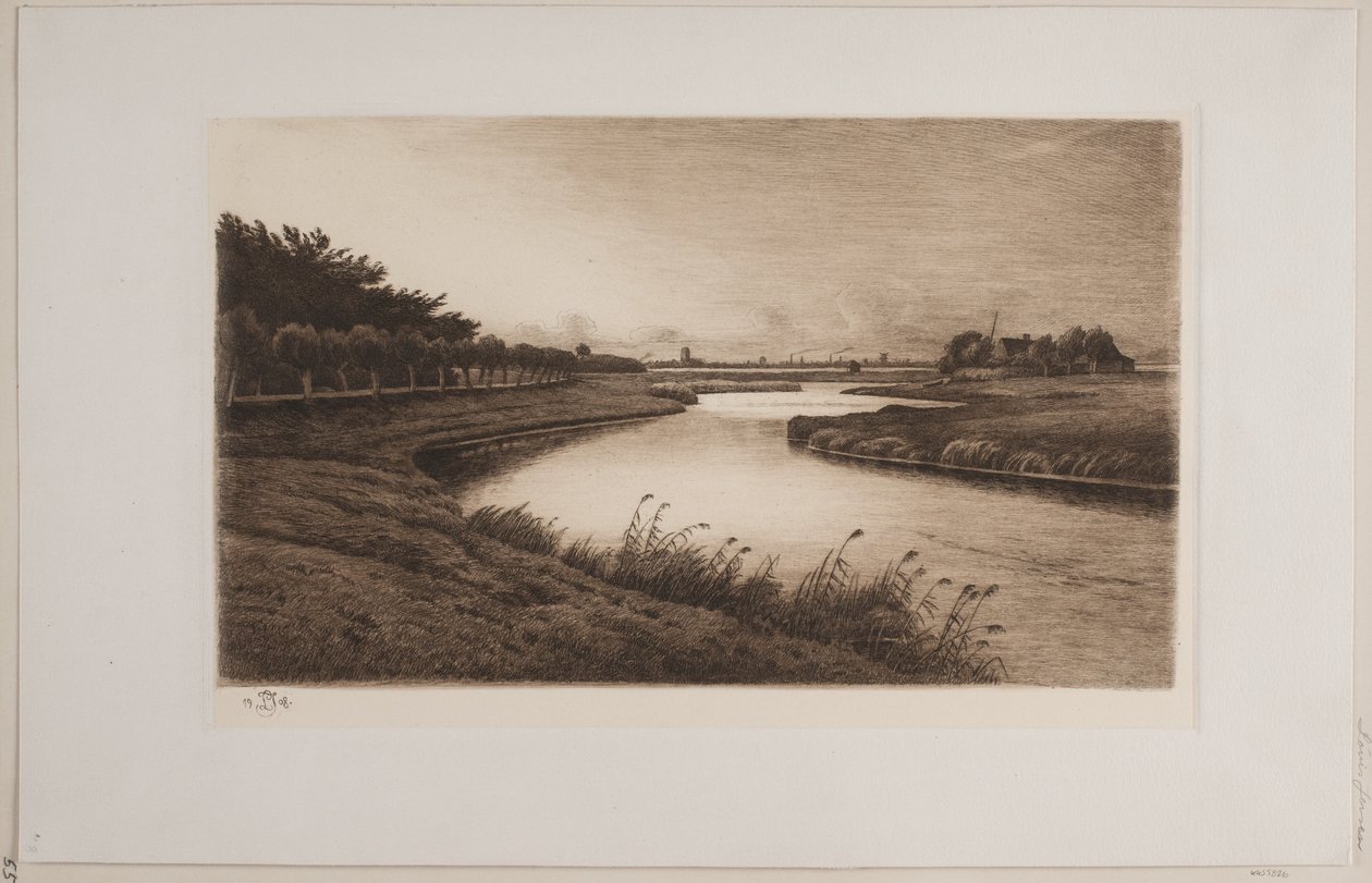 Rivierlandschap door Jensen