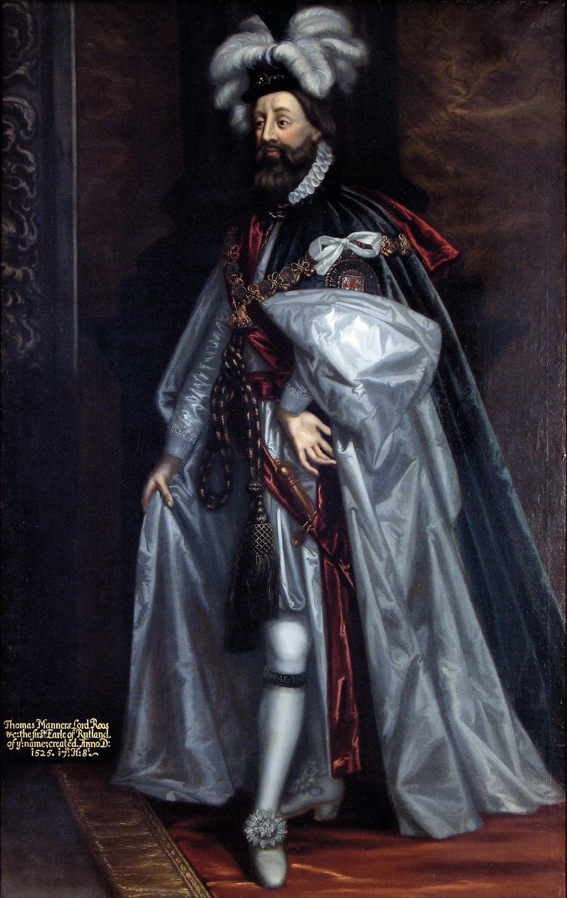 Sir Thomas Manners, 1e Graaf van Rutland, c.1675 door Jeremias van der Eyden