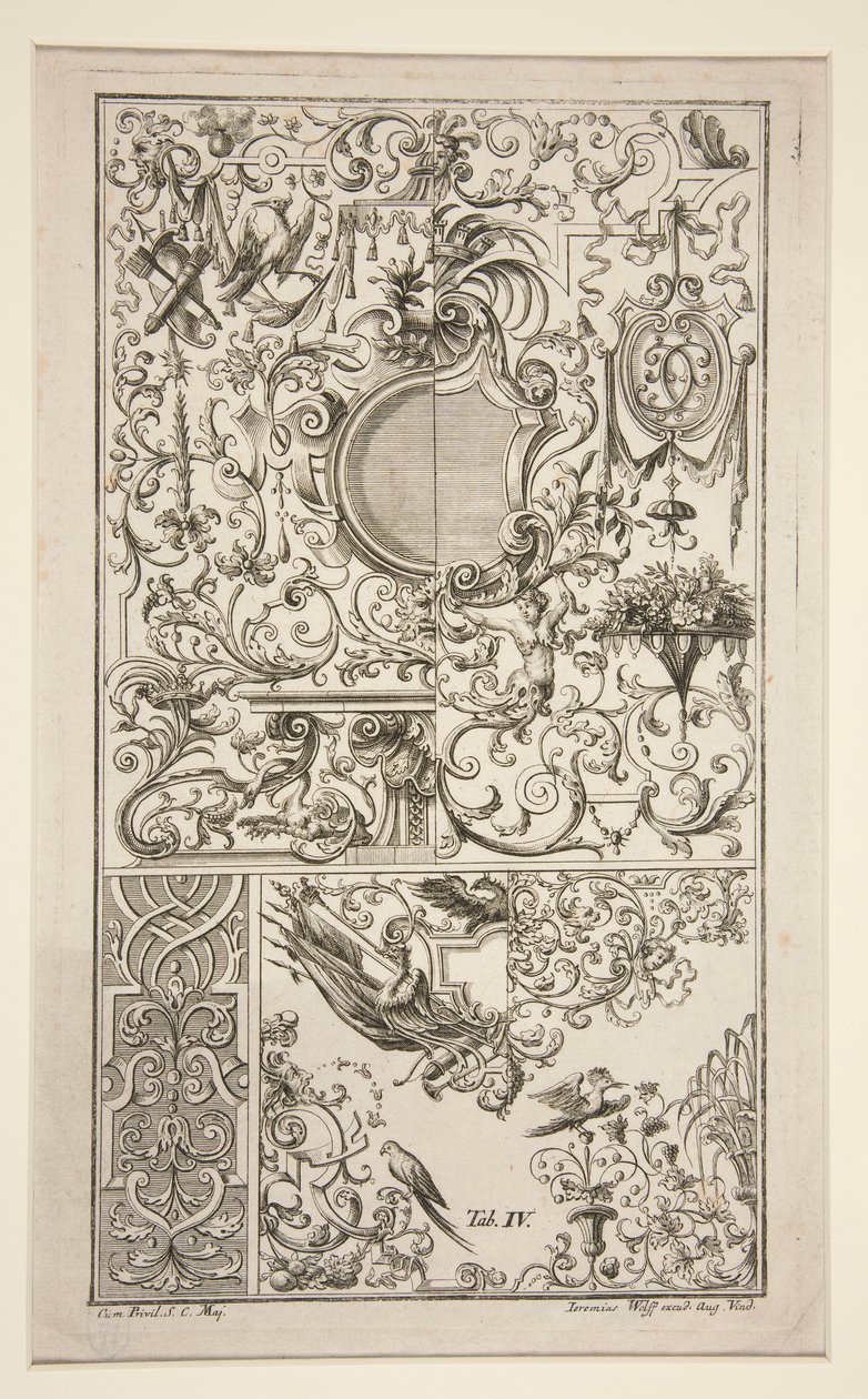 Ornamentaal Grotesk Ontwerp door Jeremias Wolff