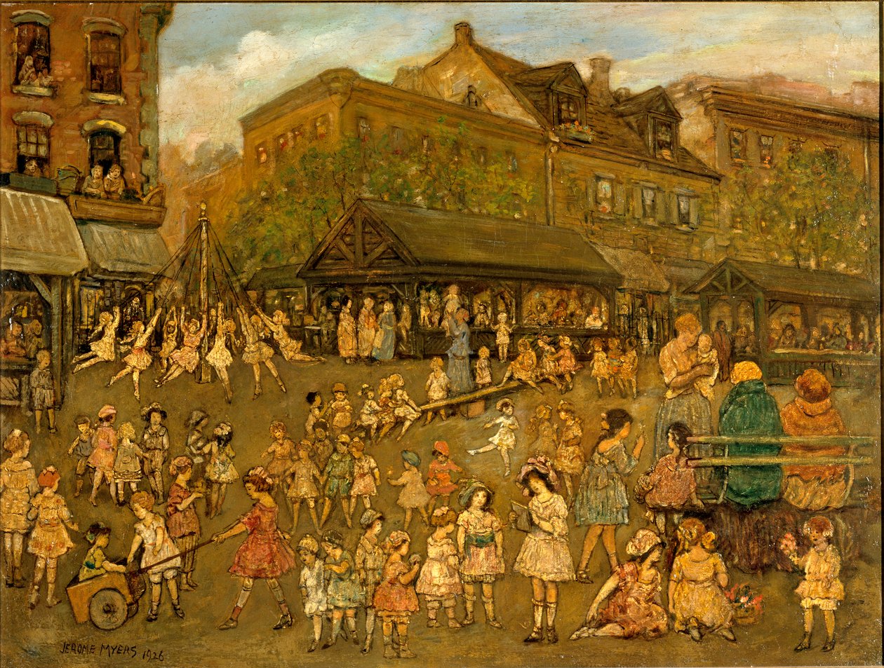 Het veld van vreugde, 1920 door Jerome Myers