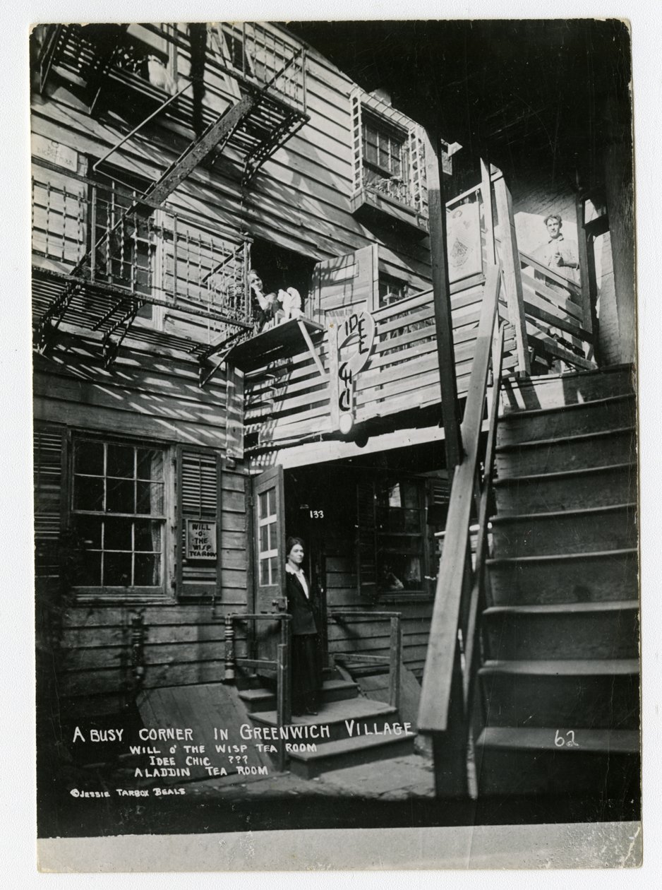 Een drukke hoek in Greenwich Village, Will o
