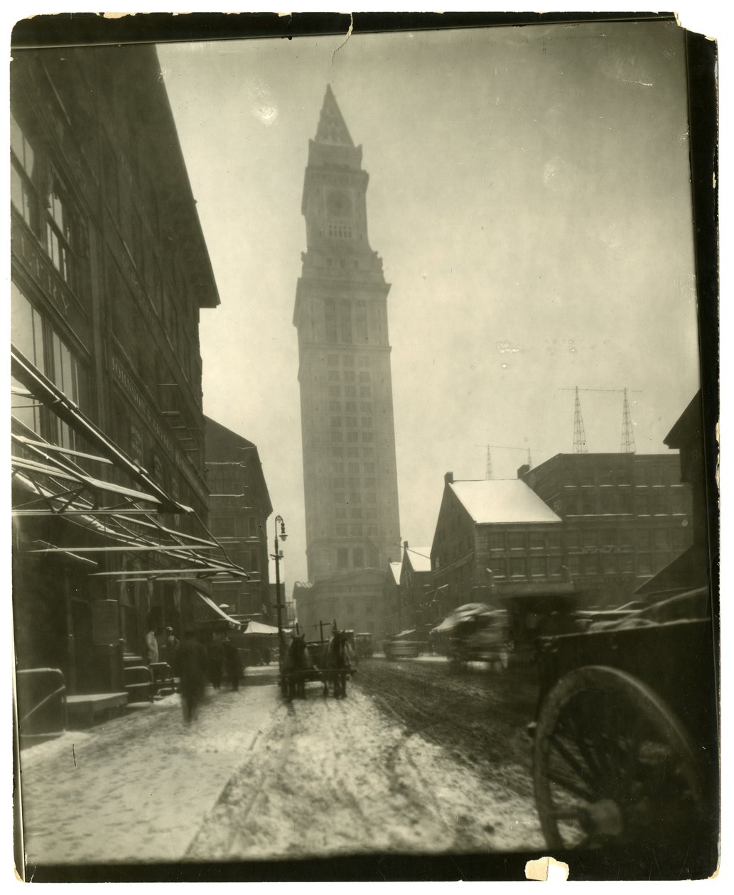 Custom House, Boston, VS door Jessie Tarbox Beals
