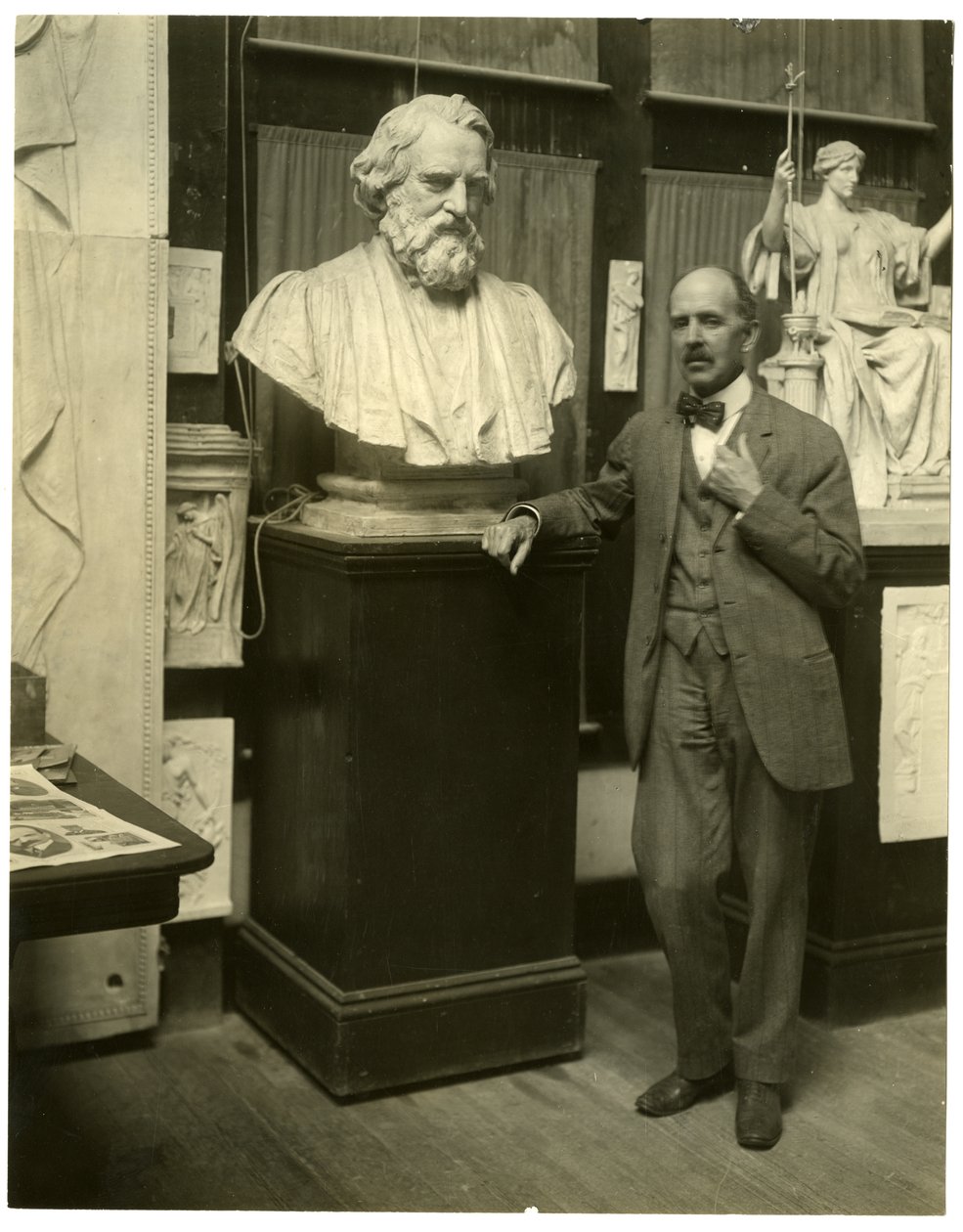Daniel Chester French, 1905 door Jessie Tarbox Beals