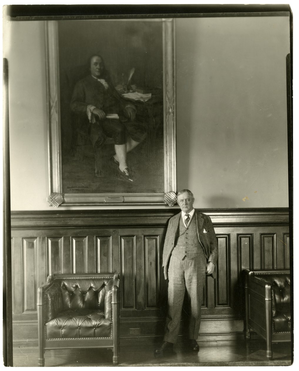 Voormalig postmeester-generaal, Harry S New, c.1905-37 door Jessie Tarbox Beals