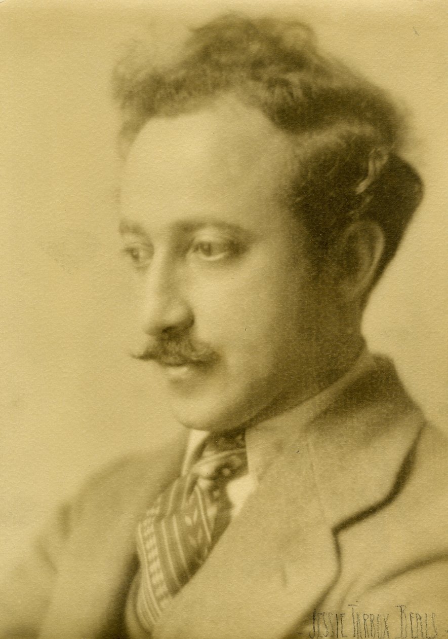 Joseph Auslander, dichter, c.1925-27 door Jessie Tarbox Beals
