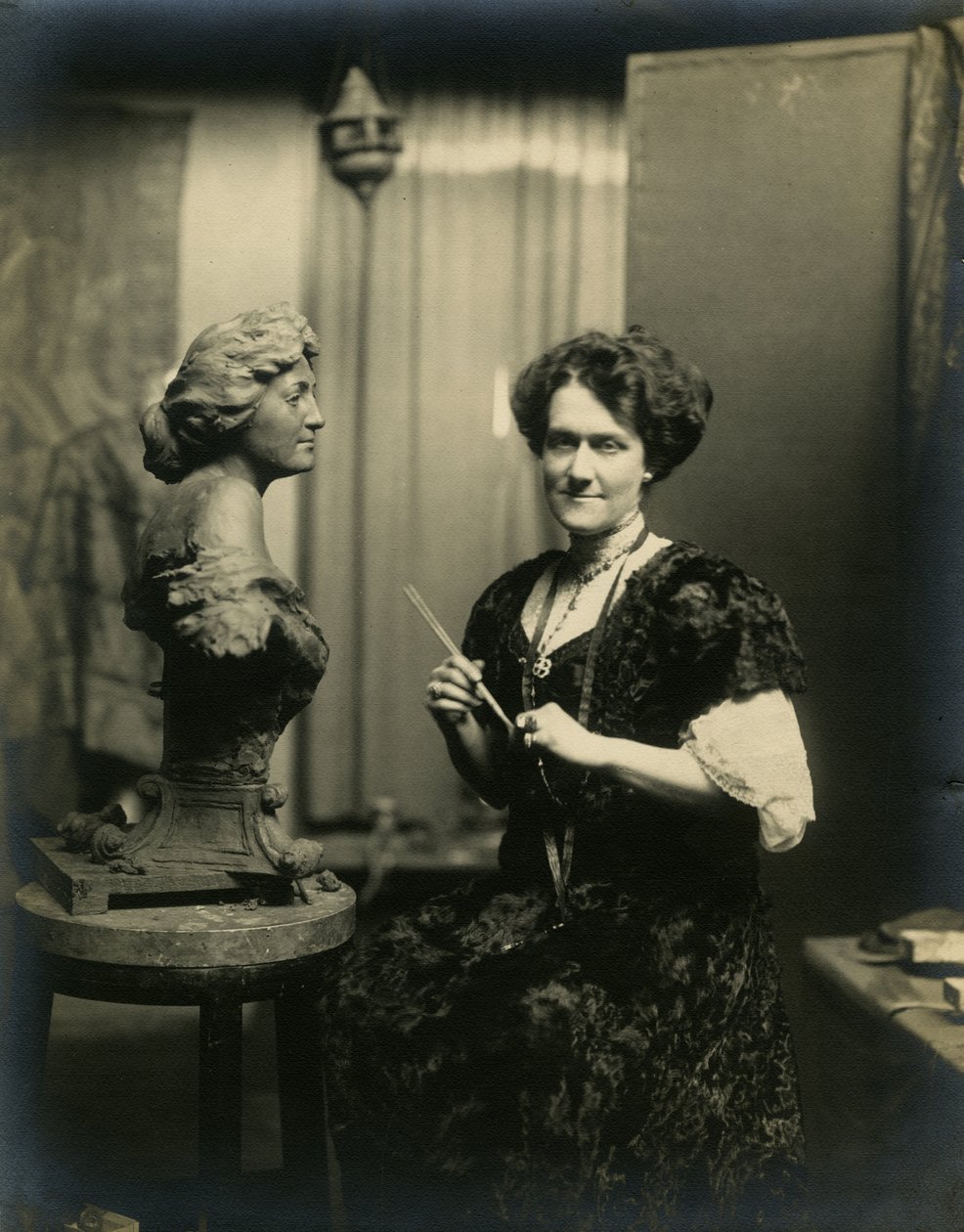 Mevrouw Paulding Farnham, ca. 1905-40 door Jessie Tarbox Beals