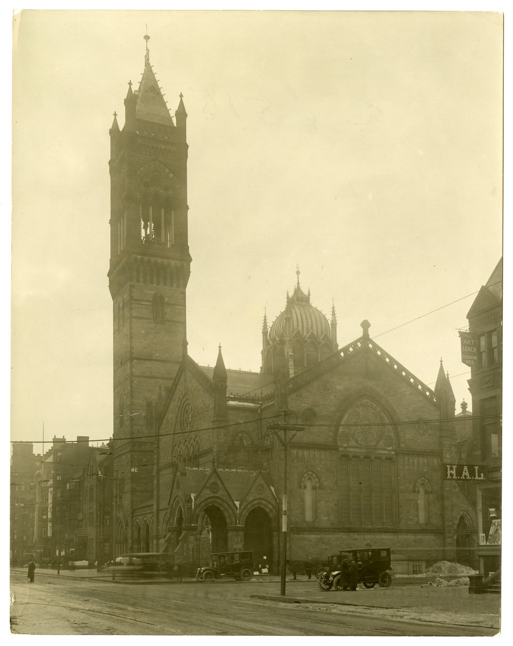 Old South Church, Boston, VS door Jessie Tarbox Beals