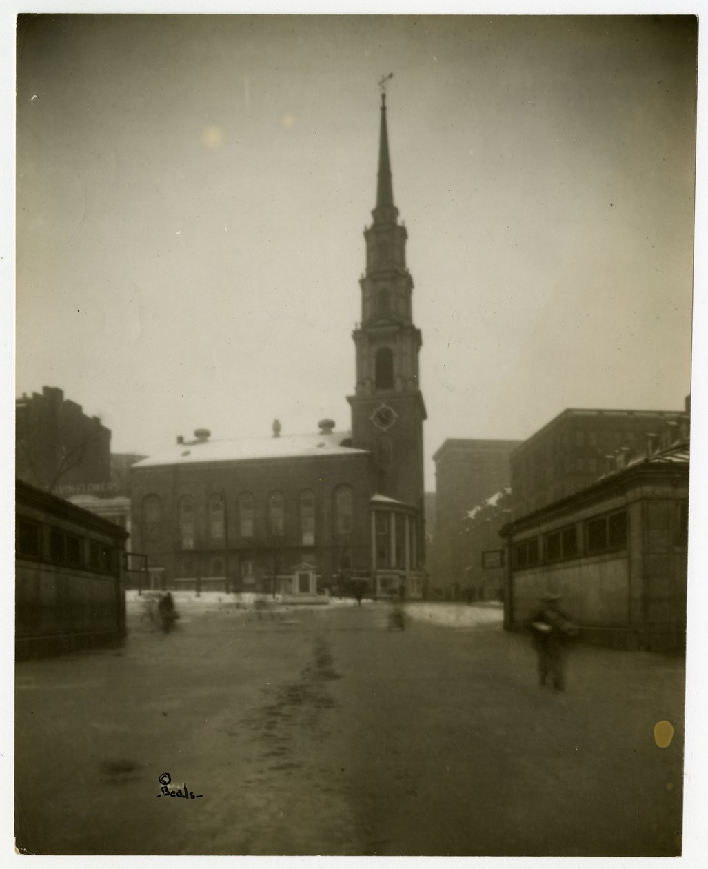 Park St Church, Boston, Mass, USA, ca. 1902-10 door Jessie Tarbox Beals