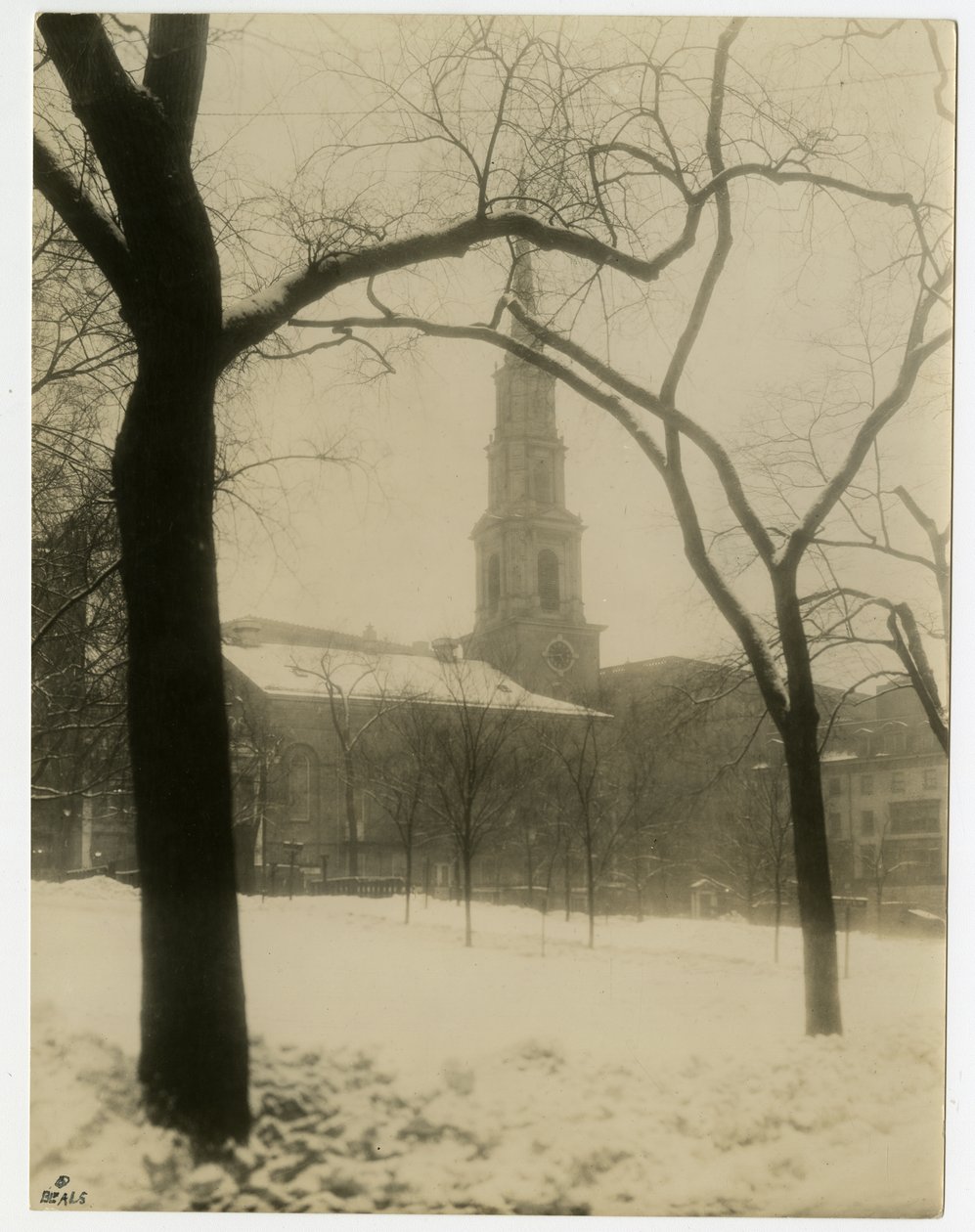 Park Street Church, Boston, VS, ca. 1902-10 door Jessie Tarbox Beals