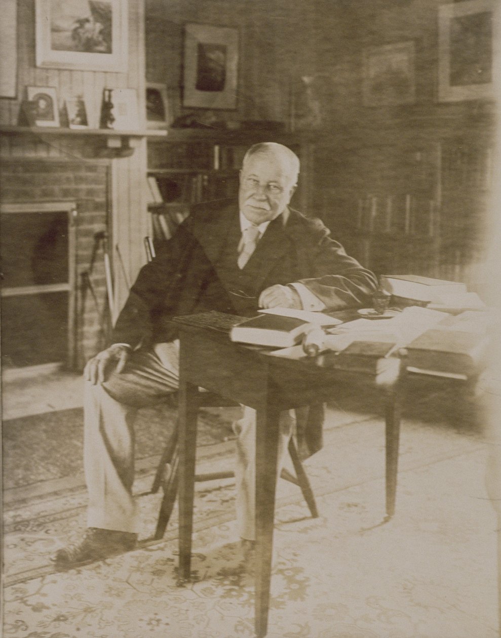Portret van William Dean Howells (1837-1920) 1918-20 door Jessie Tarbox Beals