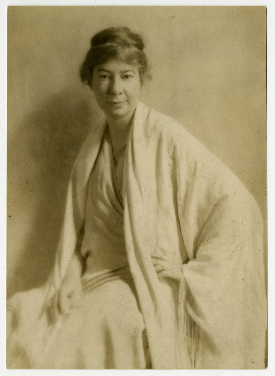 Sara Teasdale, dichter, ca. 1912-28 door Jessie Tarbox Beals