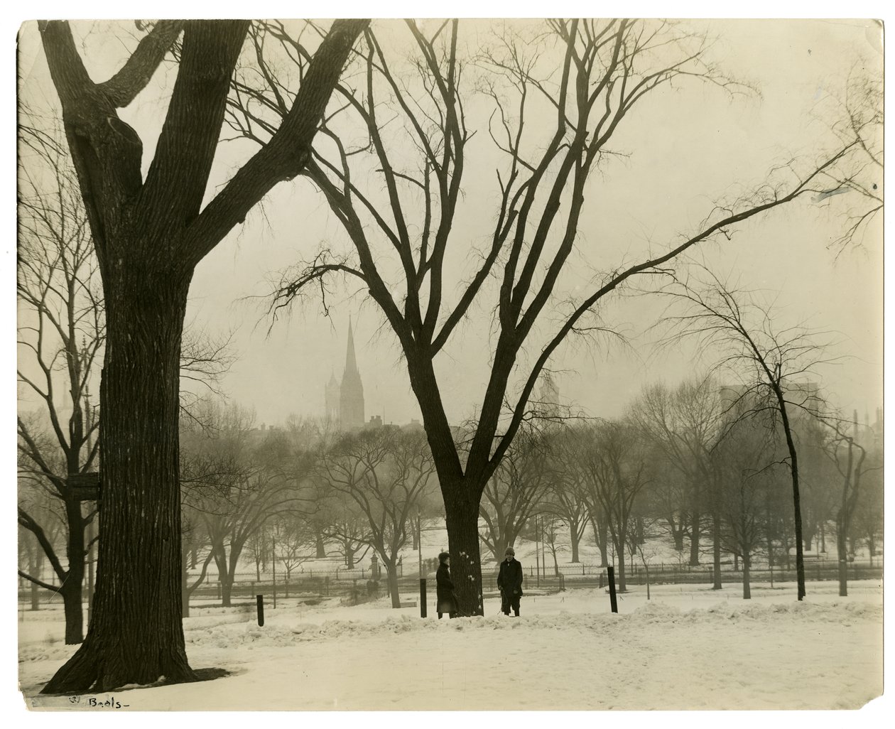 The Common, Boston, VS, ca. 1902-10 door Jessie Tarbox Beals