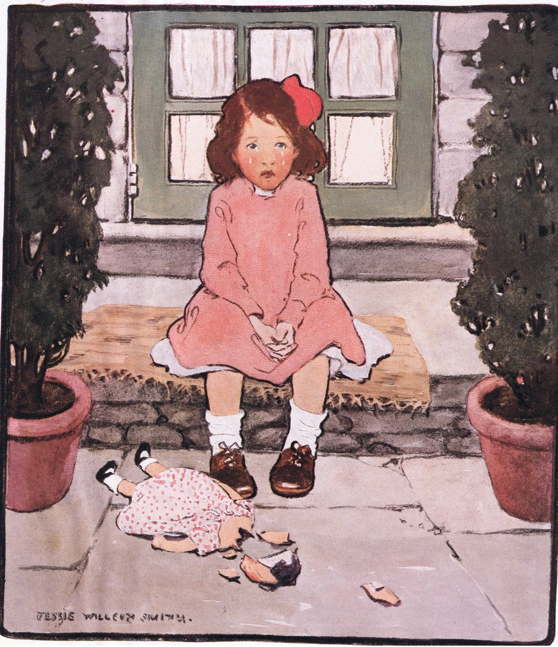 Een gebroken hoofd en hart door Jessie Willcox Smith