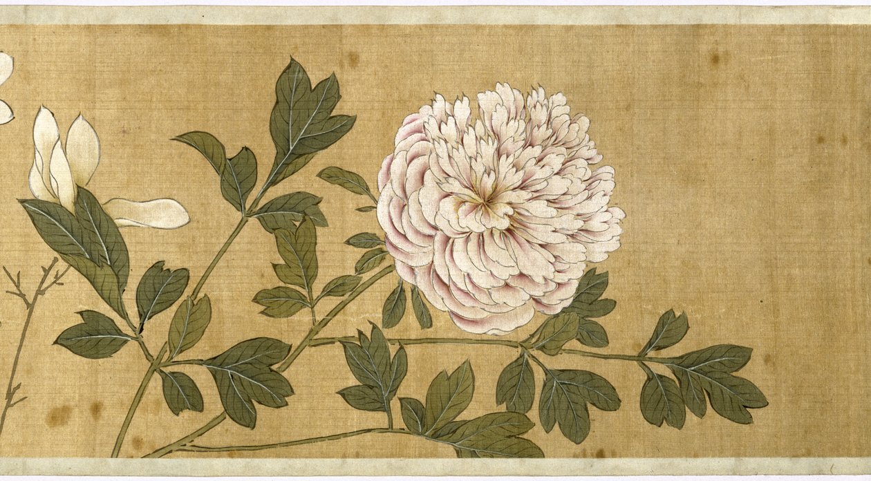 Honderd bloemen, begin 17e eeuw (detail) door Jiayan Chen