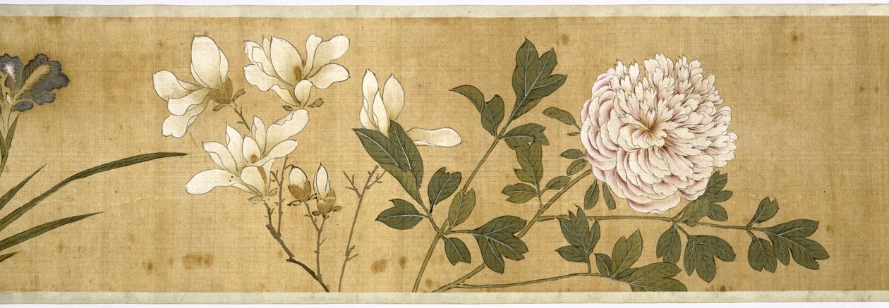 Honderd bloemen, begin 17e eeuw (detail) door Jiayan Chen