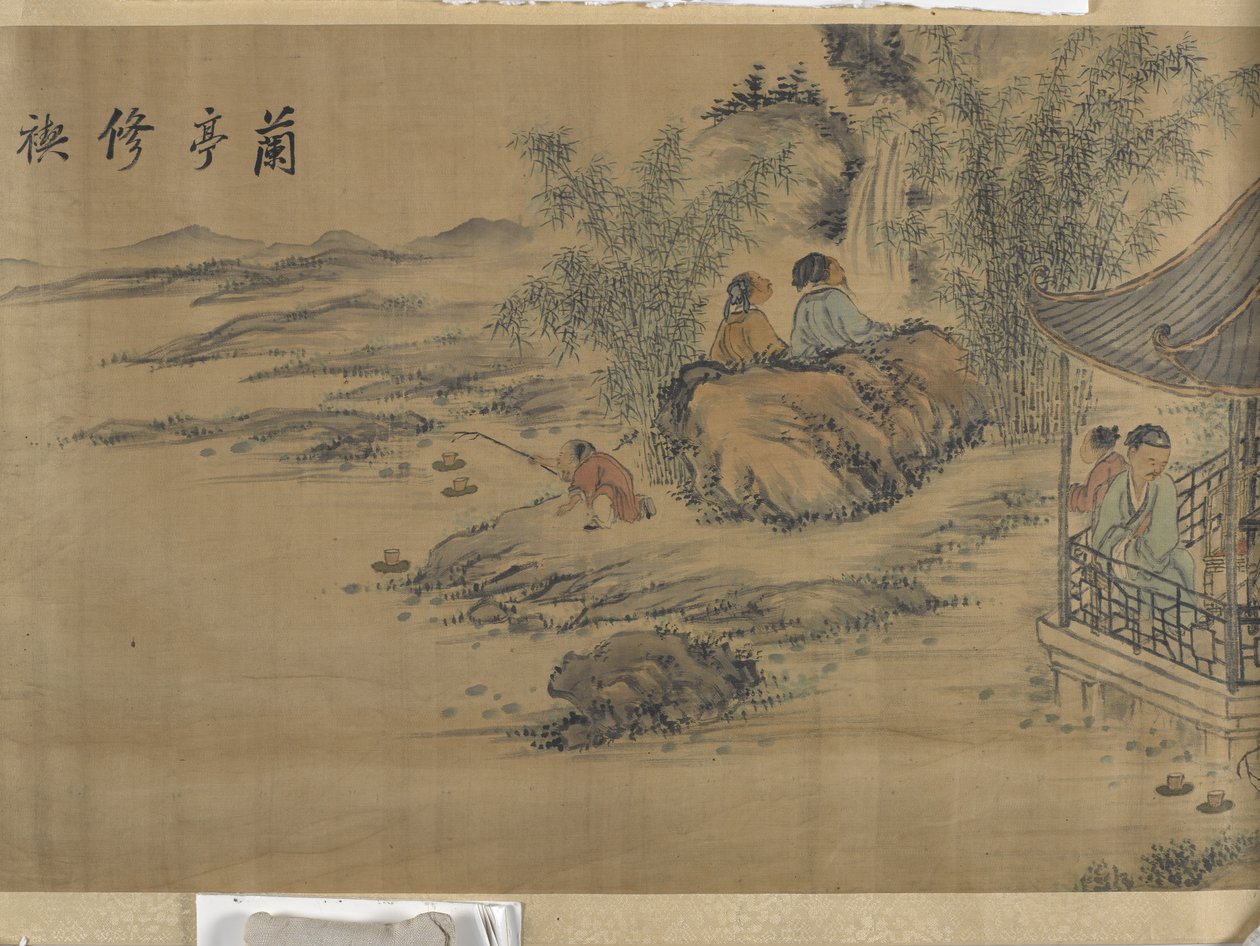 Verzameling bij het Lanting Orchid-paviljoen door Jiuru Chen