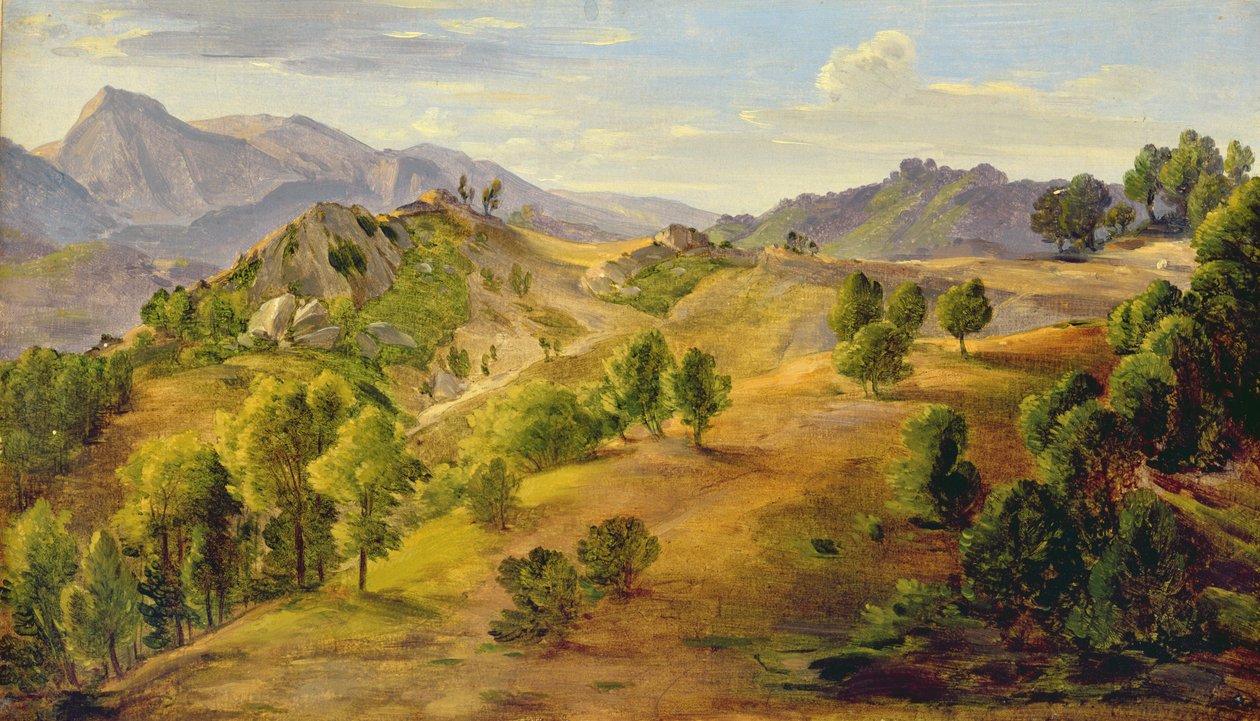De Serpentara bij Olevano, c.1824 door Joachim Faber