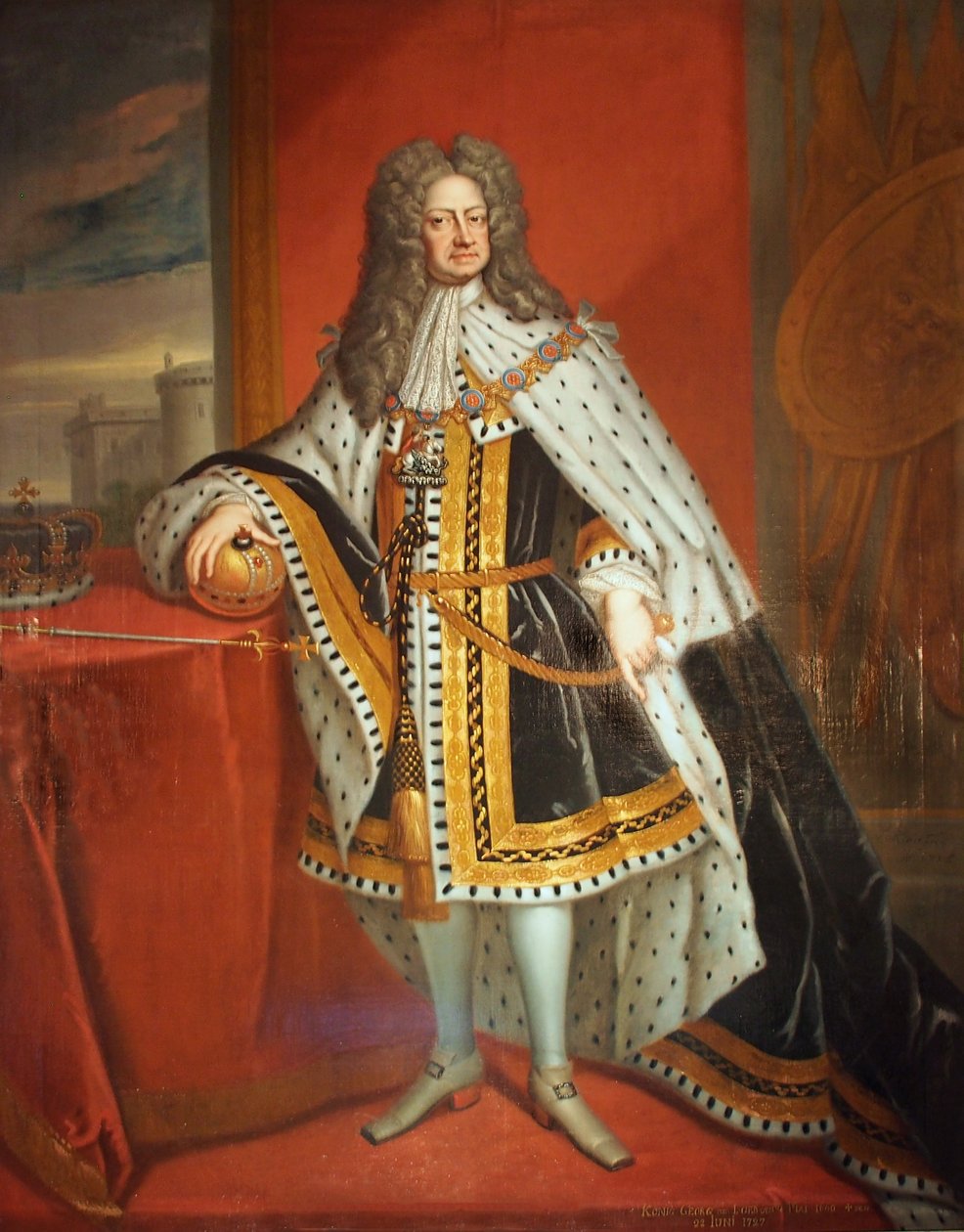 George I, Koning van Groot-Brittannië en Ierland door Joachim Kayser