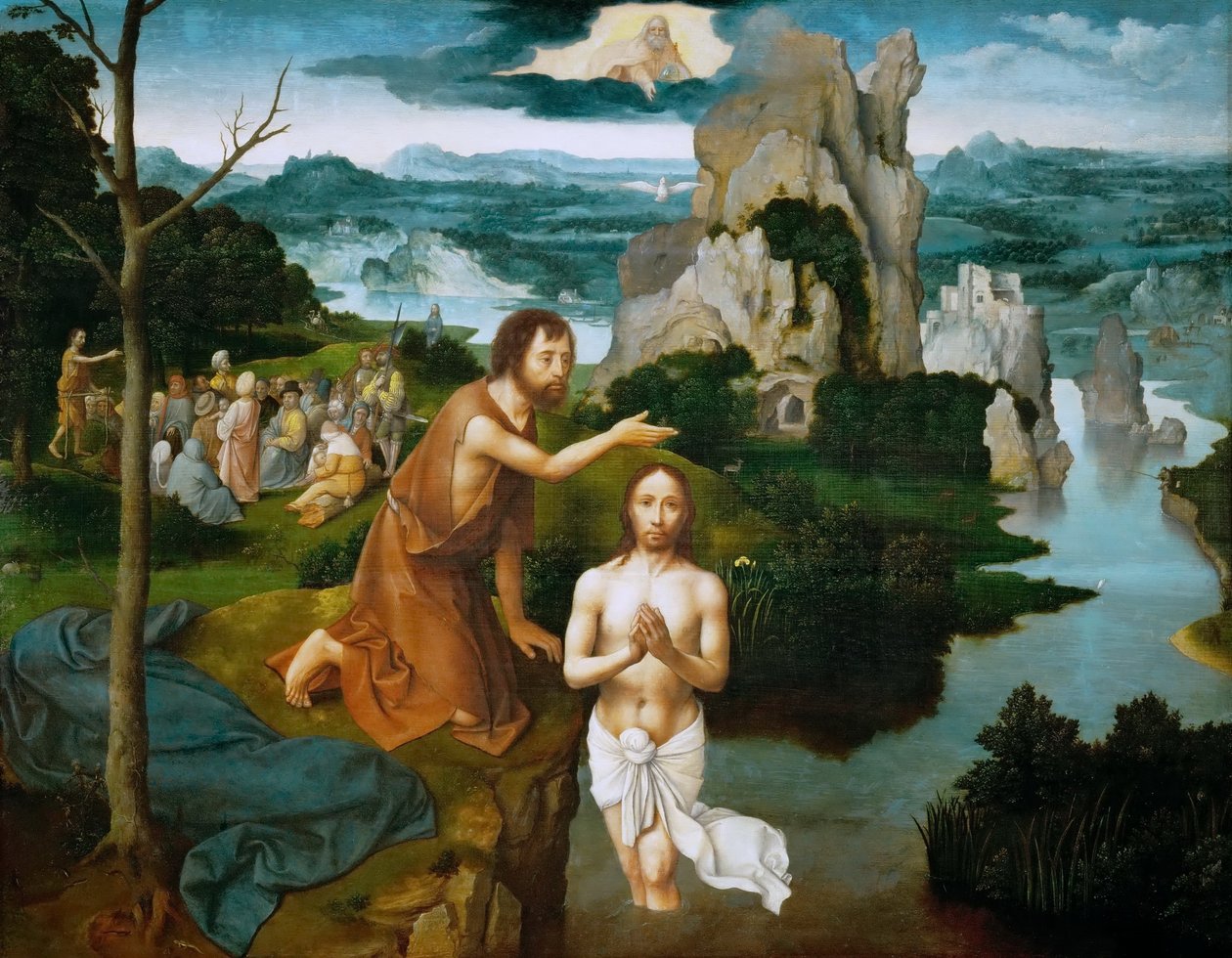 De doop van Christus door Joachim Patinir
