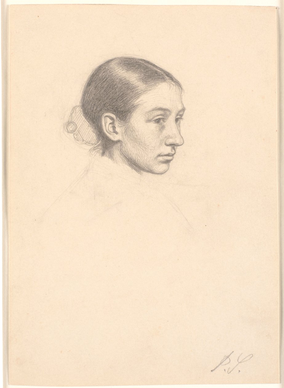 Portret van Suzette Kathrine Skovgaard (getrouwd Holten) door Joakim Frederik Skovgaard