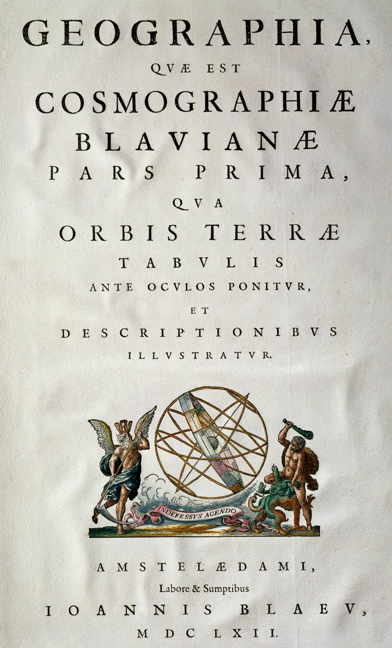 Atlas Maior, sive cosmografphiae Blaviana, atlas door Joan Blaeu
