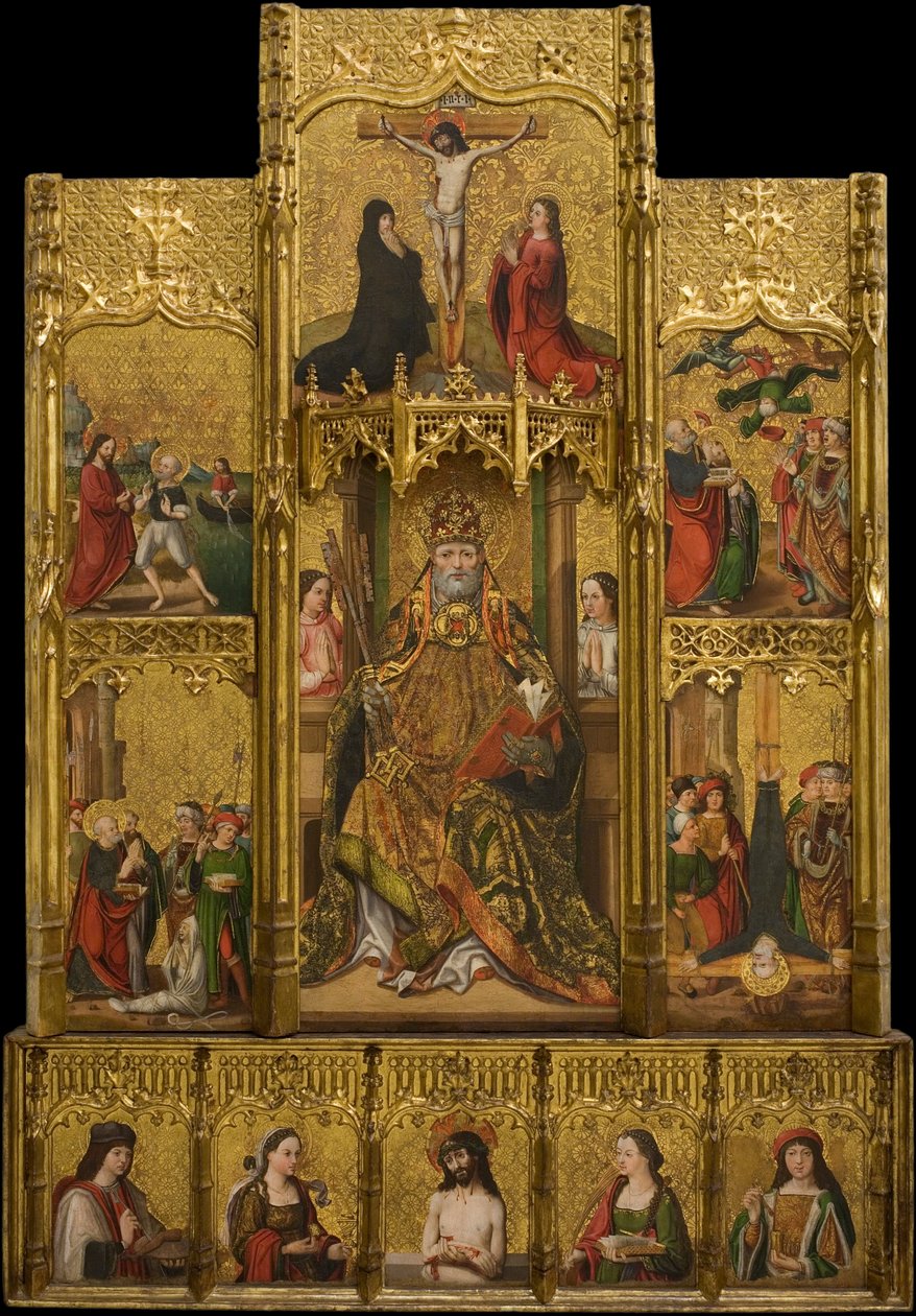 Altaarstuk van Sint Petrus Martelaar door Joan Gascó